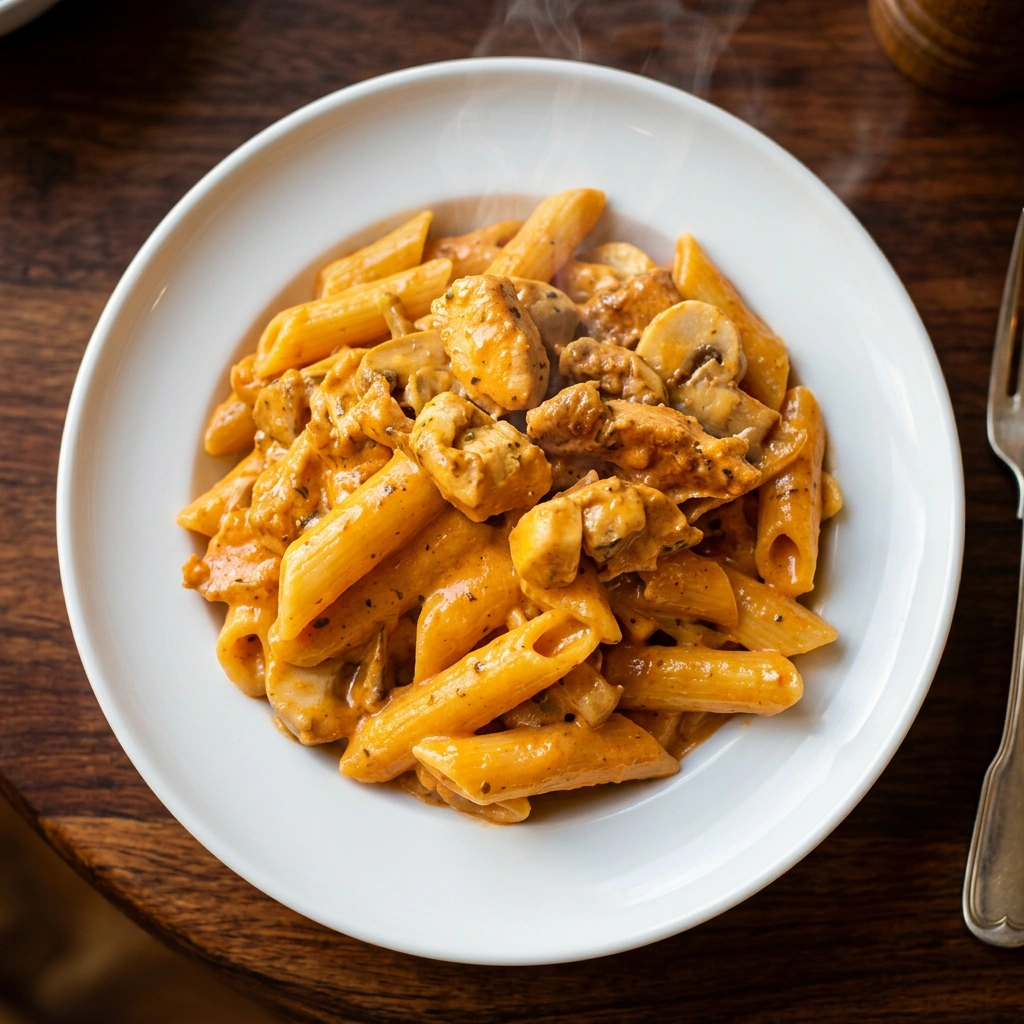 Creamy Chick Fungi Pasta at TuckOut in Winnipeg, MB
