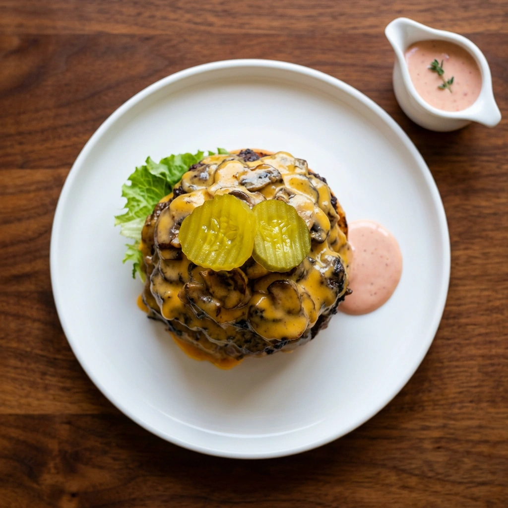 Mush Mumma Burger at TuckOut in Winnipeg, MB